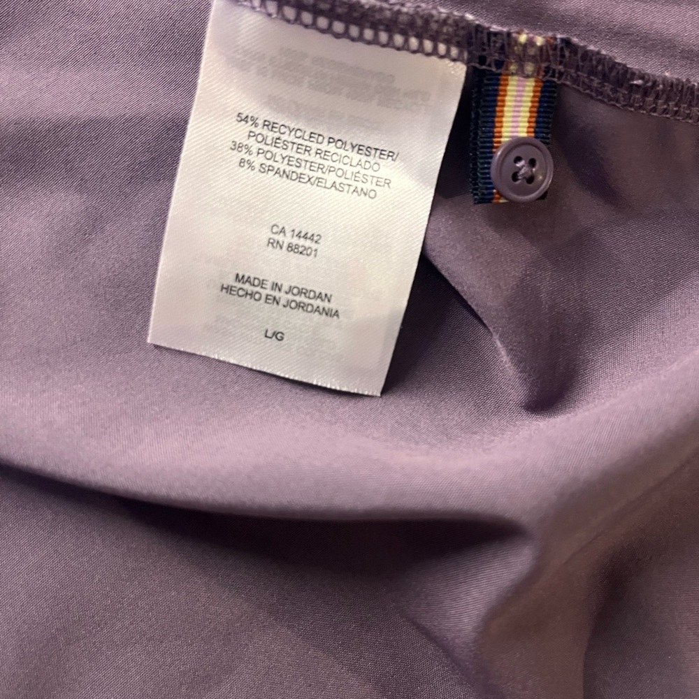Modern ambition Purple travel button up Shirt soft comfy - Picture 4 of 4